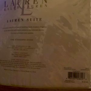 Ralph Lauren “Lauren Suite Lattice” Standard Sham in White